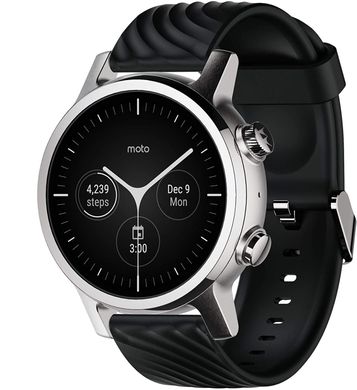 Смарт-годинник Motorola Moto 360 3rd Gen Steel Grey; Motorola; SW008; Розумні годинники Motorola