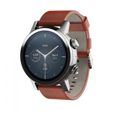 Смарт-годинник Motorola Moto 360 3rd Gen Steel Grey; Motorola; SW008; Розумні годинники Motorola