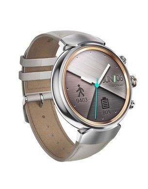 Asus ZenWatch 3 (Silver Leather Beige); Asus; SP0177; Розумні годинники Asus