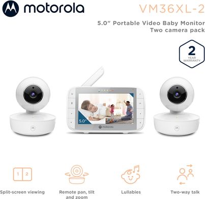 Видеоняня Motorola VM36XL-2; Motorola; SP0200-1; Видеоняни Motorola