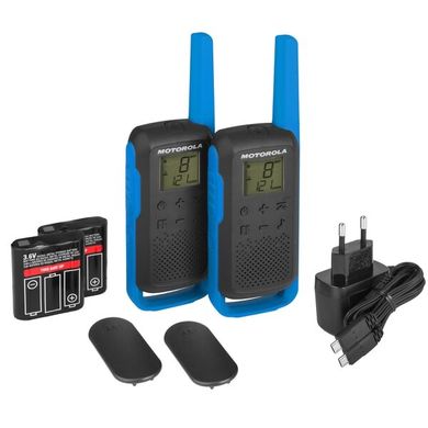 Рации Motorola TALKABOUT T62 BLUE TWIN PACK & CHGR; Motorola; RM005; Рации МОТОРОЛА